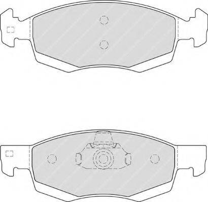 Ferodo FSL4035 - Kit de plaquettes de frein, frein à disque cwaw.fr