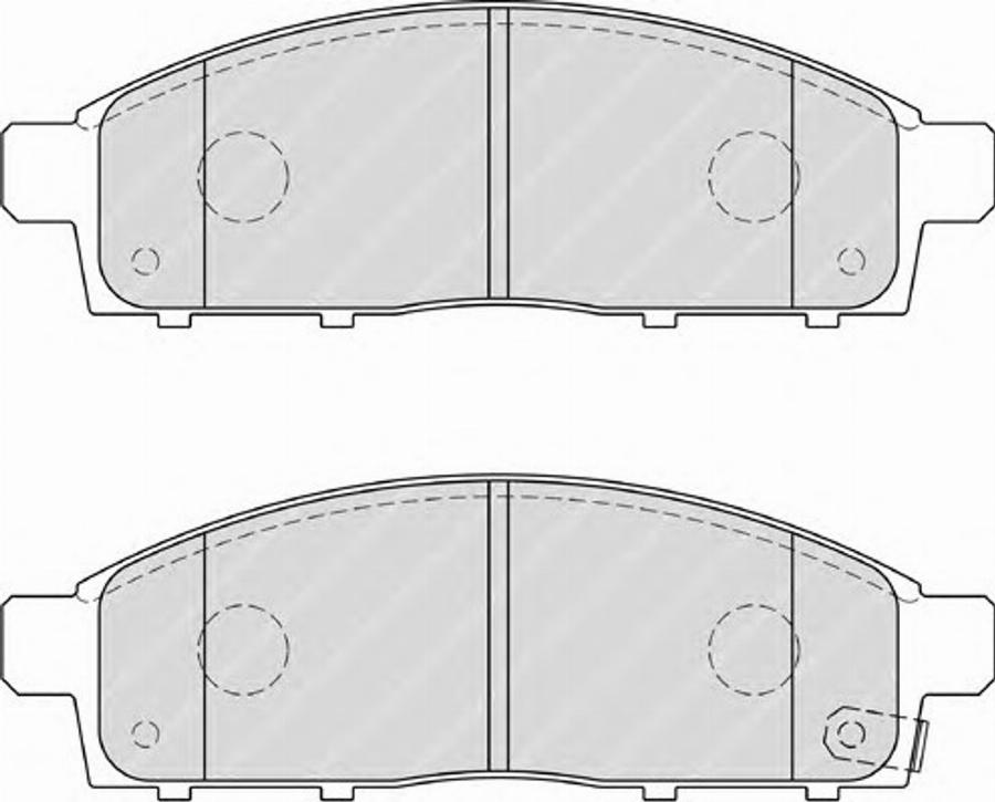 Ferodo FSL4023 - Kit de plaquettes de frein, frein à disque cwaw.fr