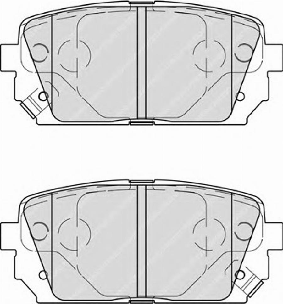 Ferodo FSL4193 - Kit de plaquettes de frein, frein à disque cwaw.fr