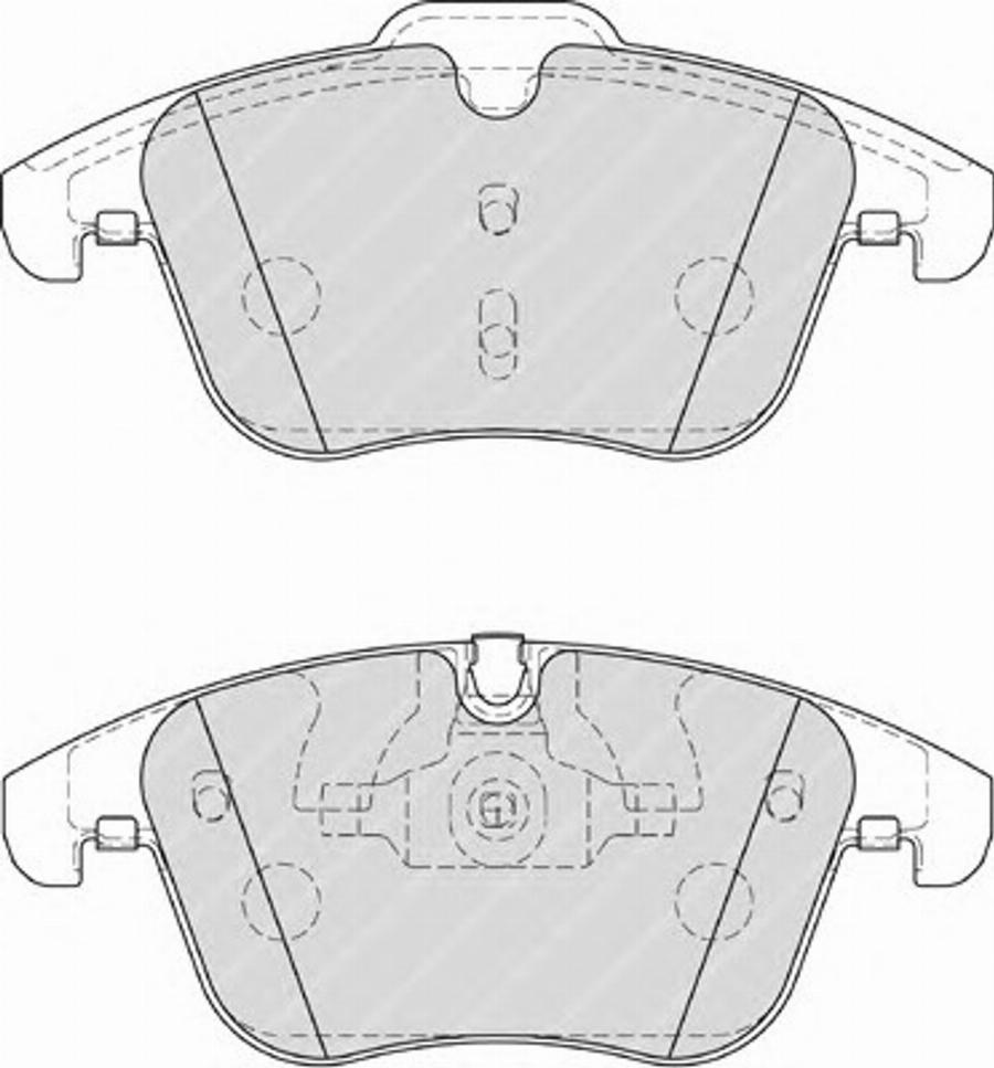 Ferodo FSL4107 - Kit de plaquettes de frein, frein à disque cwaw.fr