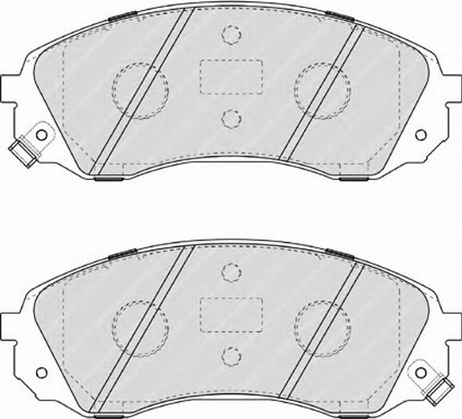 Ferodo FSL4113 - Kit de plaquettes de frein, frein à disque cwaw.fr