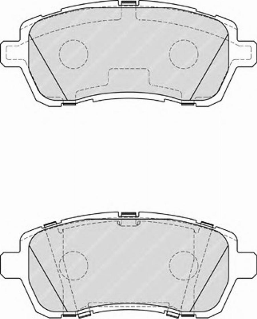 Ferodo FSL4179 - Kit de plaquettes de frein, frein à disque cwaw.fr