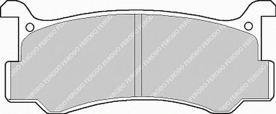 Ferodo FSL482 - Kit de plaquettes de frein, frein à disque cwaw.fr