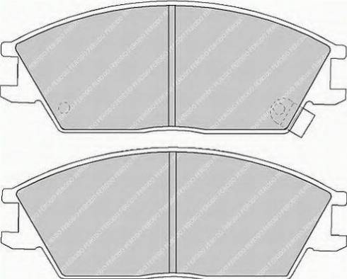 Ferodo FSL435 - Kit de plaquettes de frein, frein à disque cwaw.fr