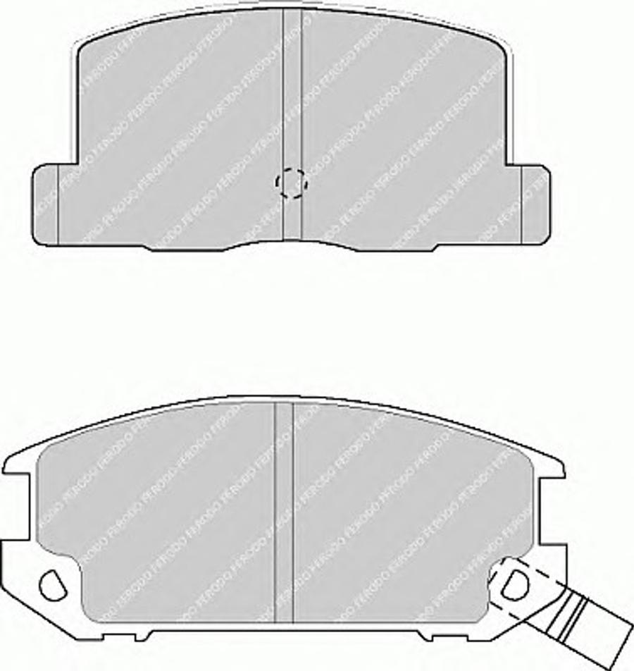 Ferodo FSL470 - Kit de plaquettes de frein, frein à disque cwaw.fr