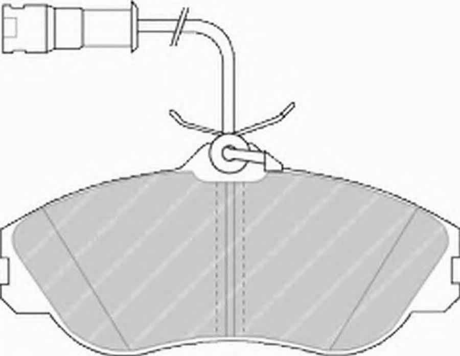 Ferodo FSL563 - Kit de plaquettes de frein, frein à disque cwaw.fr