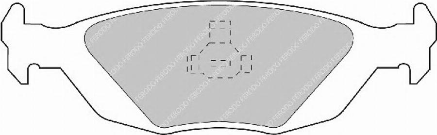 Ferodo FSL506 - Kit de plaquettes de frein, frein à disque cwaw.fr