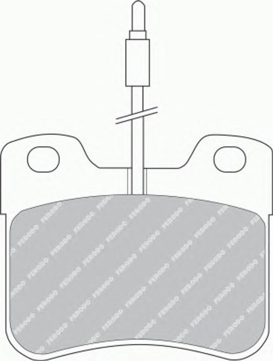 Ferodo FSL535 - Kit de plaquettes de frein, frein à disque cwaw.fr