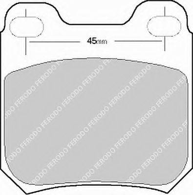 Ferodo FSL525 - Kit de plaquettes de frein, frein à disque cwaw.fr