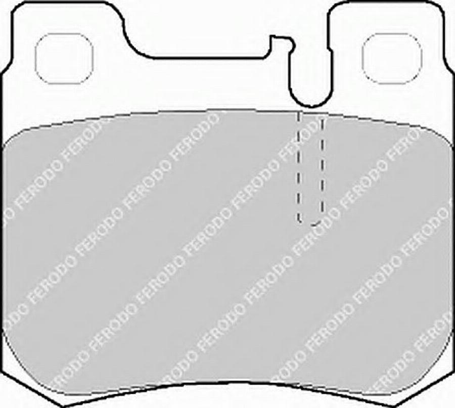 Ferodo FSL693 - Kit de plaquettes de frein, frein à disque cwaw.fr