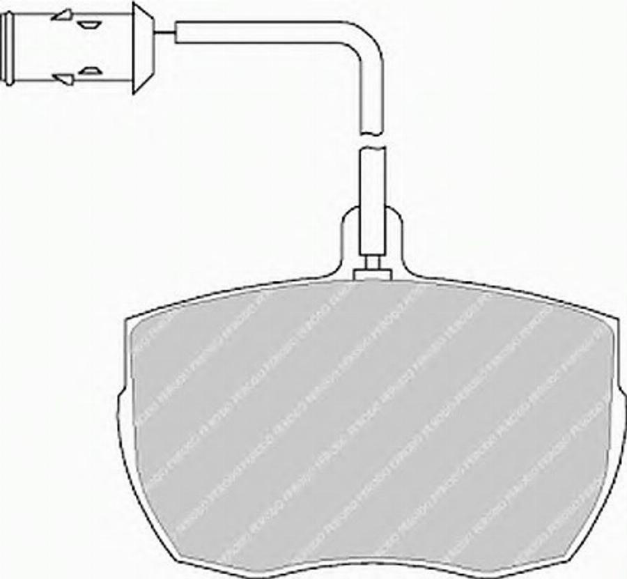 Ferodo FSL656 - Kit de plaquettes de frein, frein à disque cwaw.fr