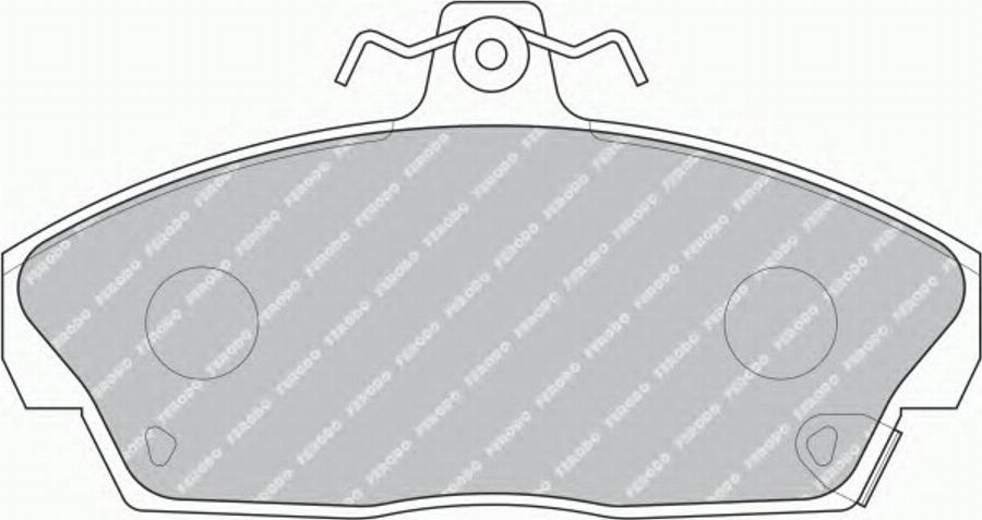 Ferodo FSL613 - Kit de plaquettes de frein, frein à disque cwaw.fr