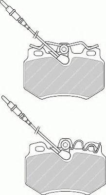 Ferodo FSL687 - Kit de plaquettes de frein, frein à disque cwaw.fr