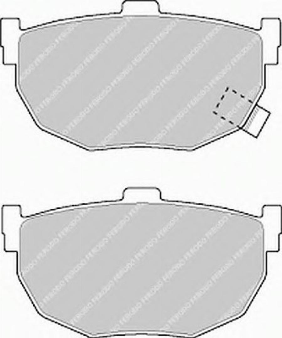 Ferodo FSL638 - Kit de plaquettes de frein, frein à disque cwaw.fr