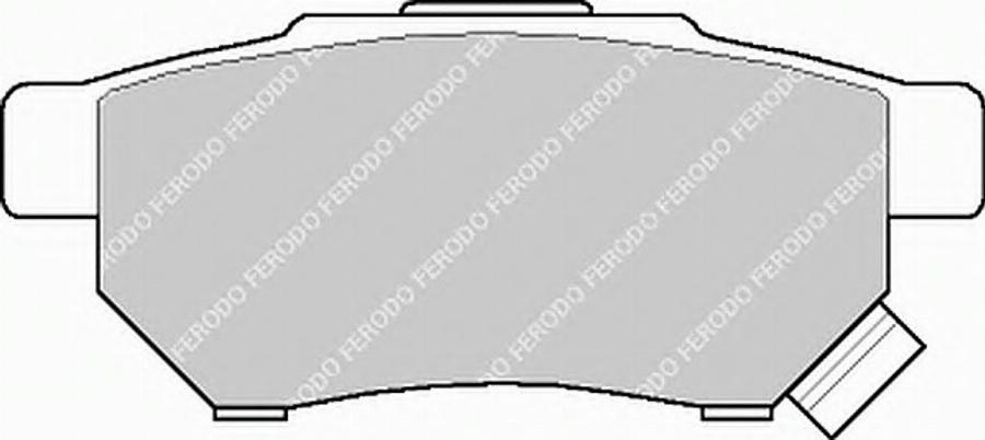 Ferodo FSL621 - Kit de plaquettes de frein, frein à disque cwaw.fr