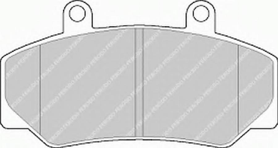 Ferodo FSL628 - Kit de plaquettes de frein, frein à disque cwaw.fr