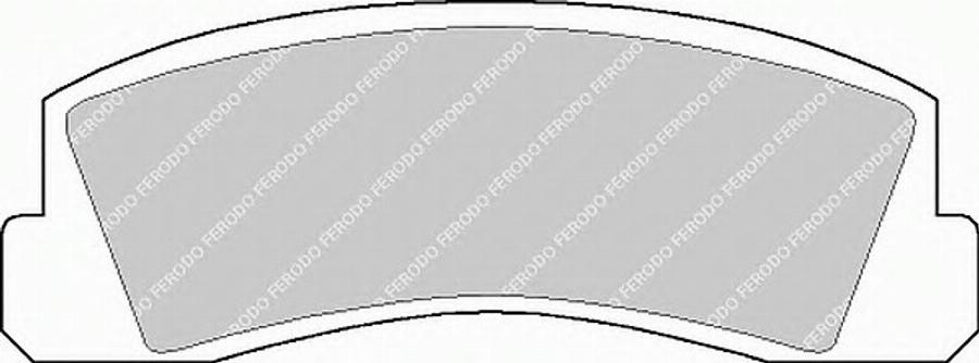 Ferodo FSL195 - Kit de plaquettes de frein, frein à disque cwaw.fr