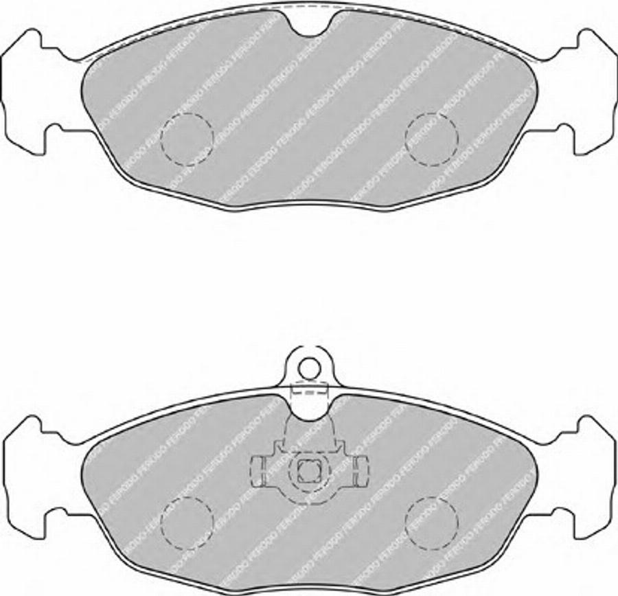 Ferodo FSL1903 - Kit de plaquettes de frein, frein à disque cwaw.fr