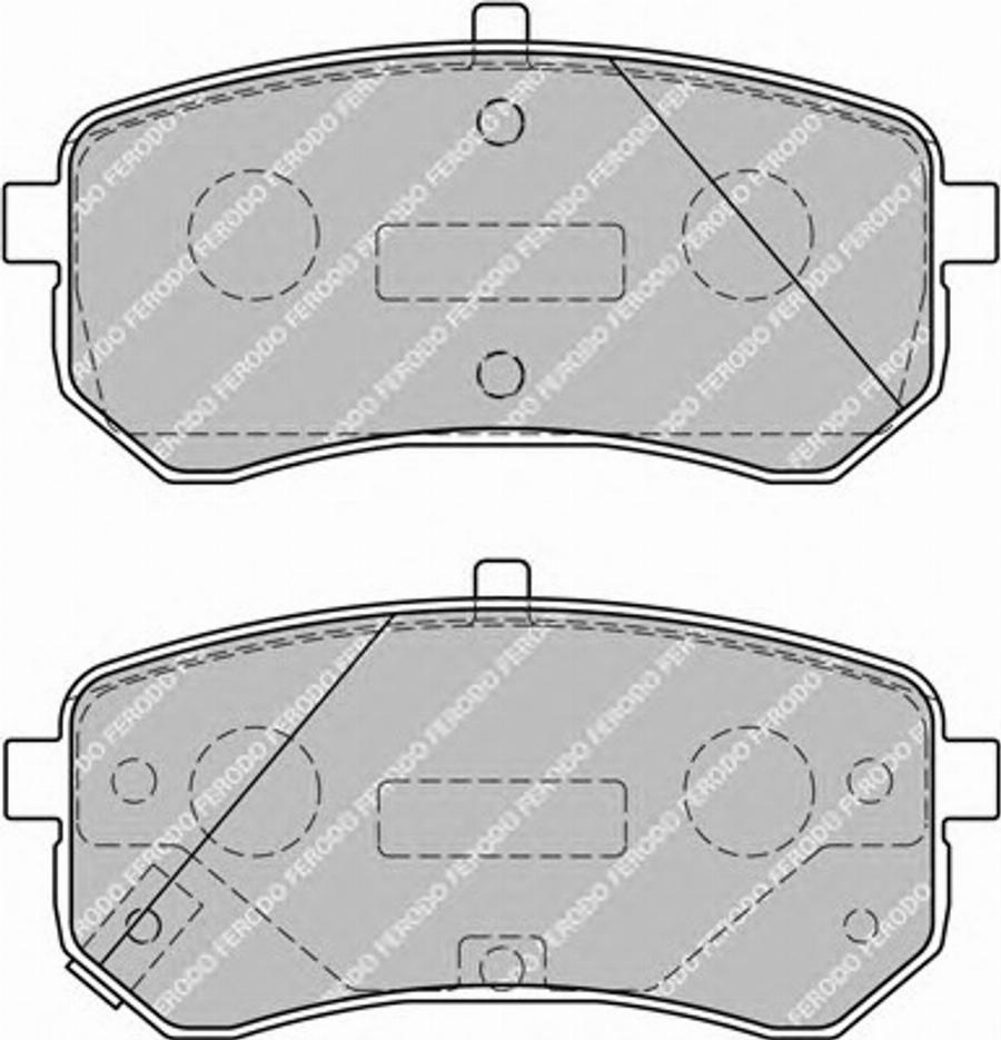 Ferodo FSL1902 - Kit de plaquettes de frein, frein à disque cwaw.fr