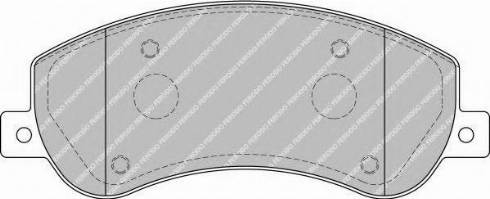 Ferodo FSL1928 - Kit de plaquettes de frein, frein à disque cwaw.fr