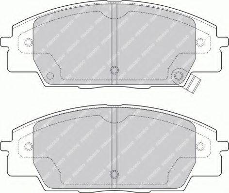 Ferodo FSL1444 - Kit de plaquettes de frein, frein à disque cwaw.fr