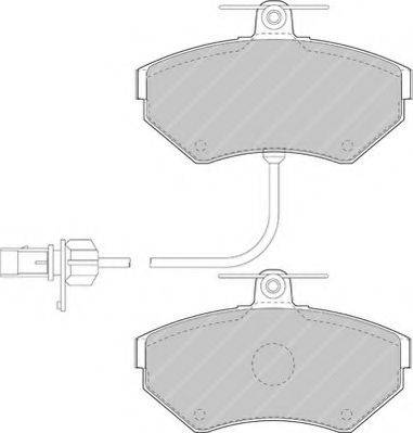 Ferodo FSL1451 - Kit de plaquettes de frein, frein à disque cwaw.fr