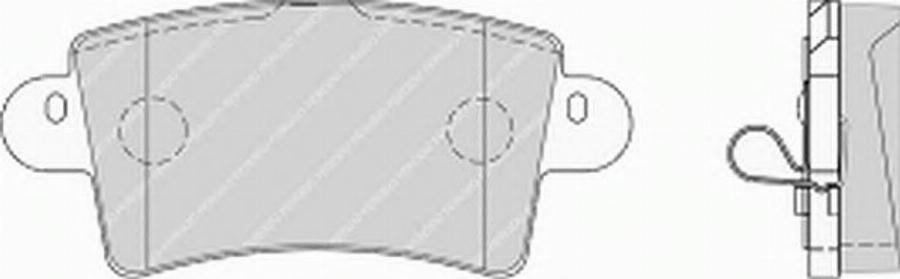 Ferodo FSL1453 - Kit de plaquettes de frein, frein à disque cwaw.fr