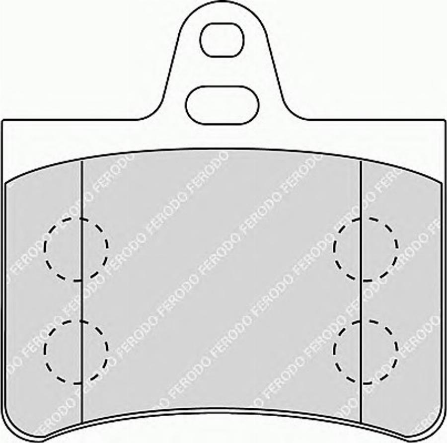 Ferodo FSL1413 - Kit de plaquettes de frein, frein à disque cwaw.fr