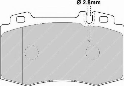 Ferodo FSL1426 - Kit de plaquettes de frein, frein à disque cwaw.fr