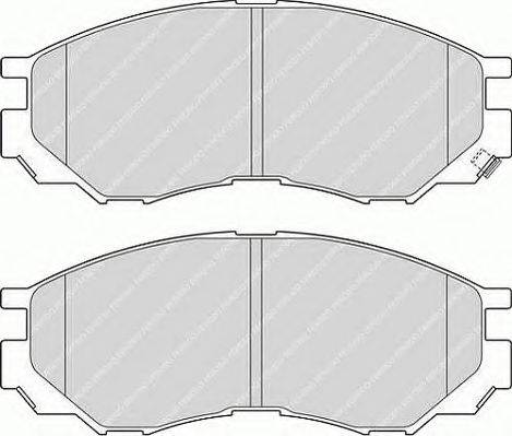 Ferodo FSL1422 - Kit de plaquettes de frein, frein à disque cwaw.fr