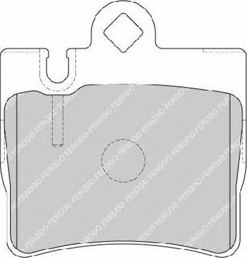 Ferodo FSL1427 - Kit de plaquettes de frein, frein à disque cwaw.fr