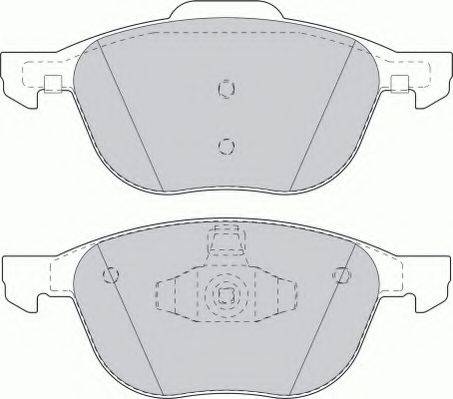 Ferodo FSL1594 - Kit de plaquettes de frein, frein à disque cwaw.fr