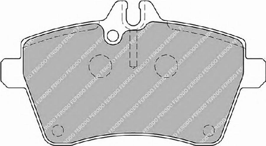 Ferodo FSL1593 - Kit de plaquettes de frein, frein à disque cwaw.fr