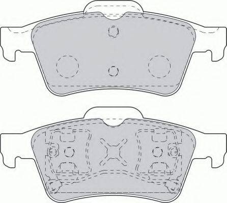 Ferodo FSL1540 - Kit de plaquettes de frein, frein à disque cwaw.fr