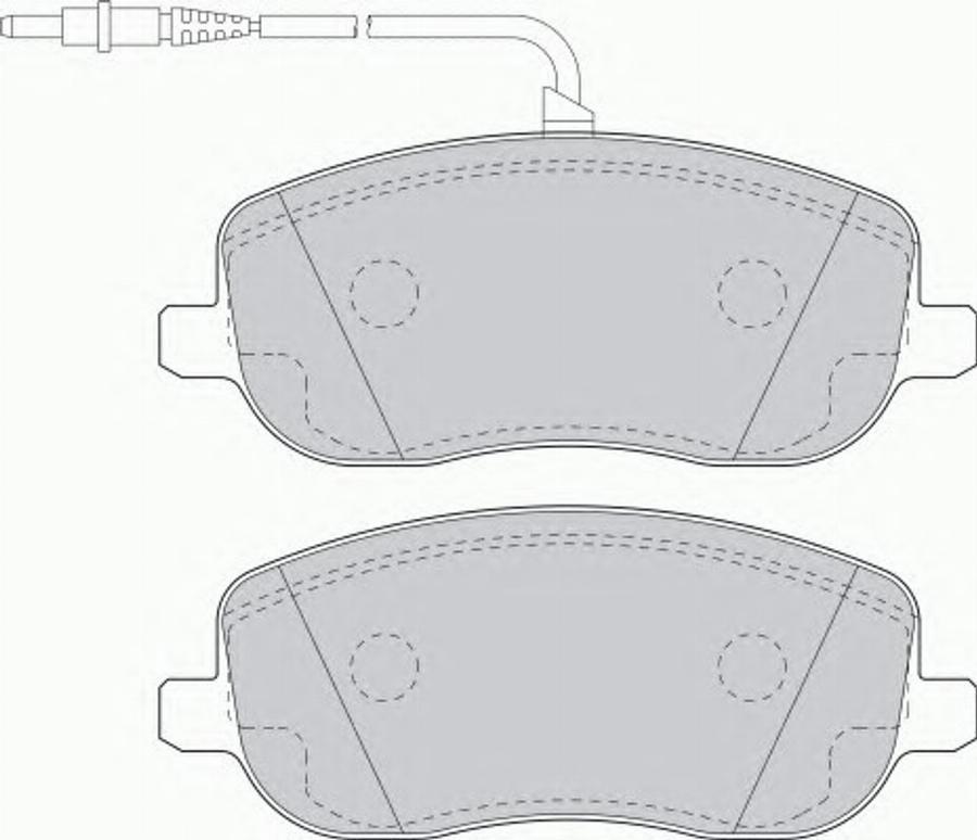 Ferodo FSL1556 - Kit de plaquettes de frein, frein à disque cwaw.fr