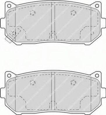 Ferodo FSL1569 - Kit de plaquettes de frein, frein à disque cwaw.fr