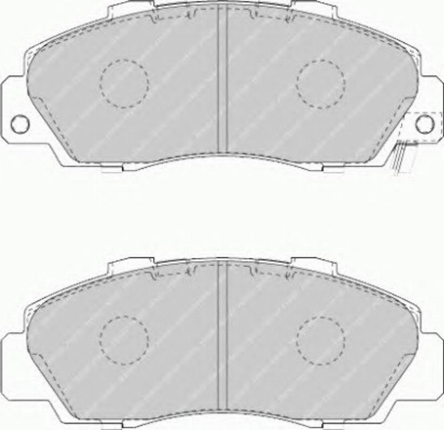 Ferodo FSL1505 - Kit de plaquettes de frein, frein à disque cwaw.fr