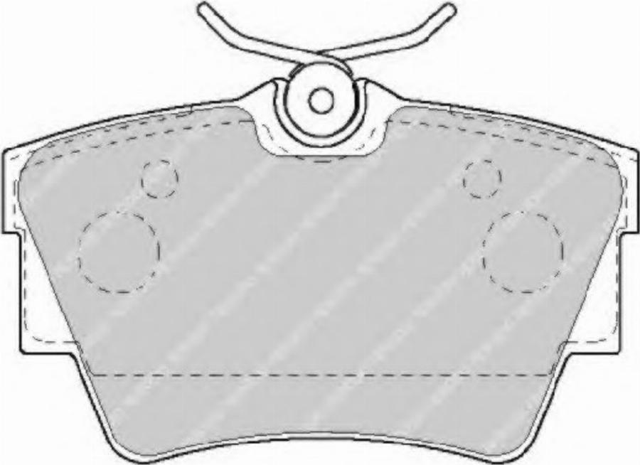 Ferodo FSL1516 - Kit de plaquettes de frein, frein à disque cwaw.fr