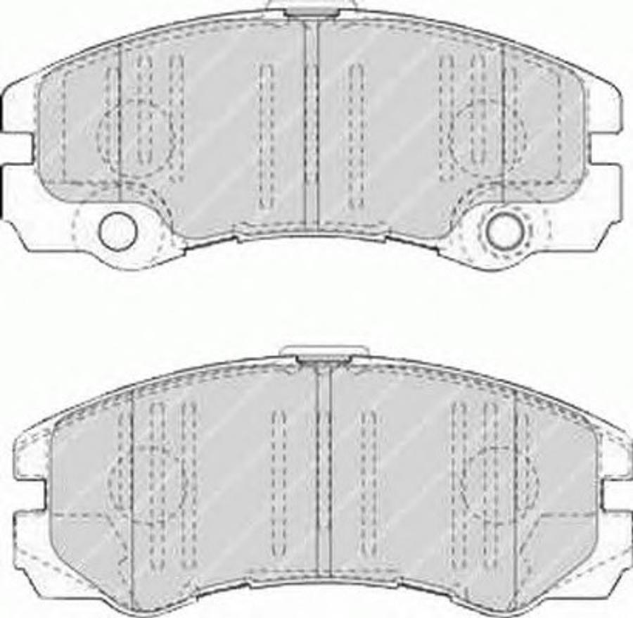 Ferodo FSL1511 - Kit de plaquettes de frein, frein à disque cwaw.fr