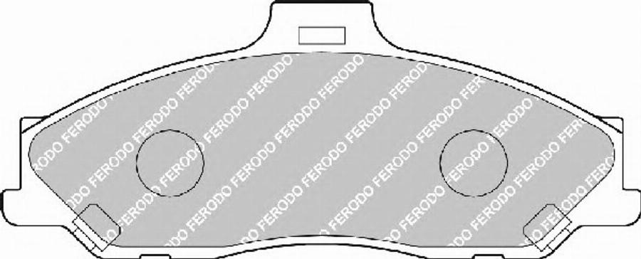 Ferodo FSL1527 - Kit de plaquettes de frein, frein à disque cwaw.fr