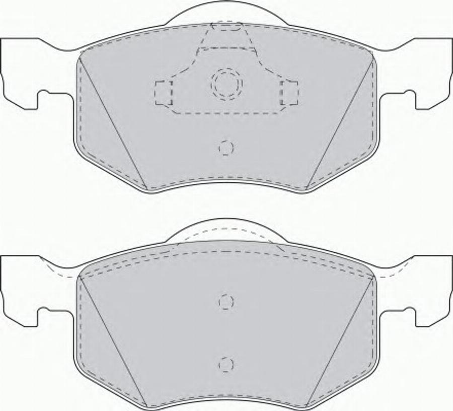 Ferodo FSL1571 - Kit de plaquettes de frein, frein à disque cwaw.fr