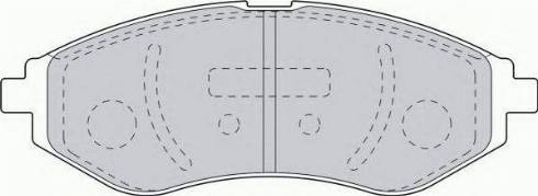 Ferodo FSL1699 - Kit de plaquettes de frein, frein à disque cwaw.fr