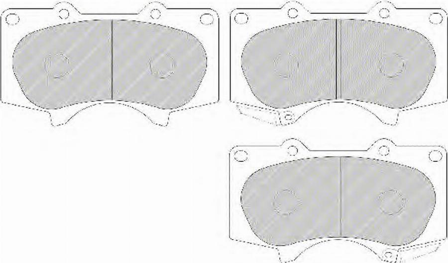 Ferodo FSL1698 - Kit de plaquettes de frein, frein à disque cwaw.fr