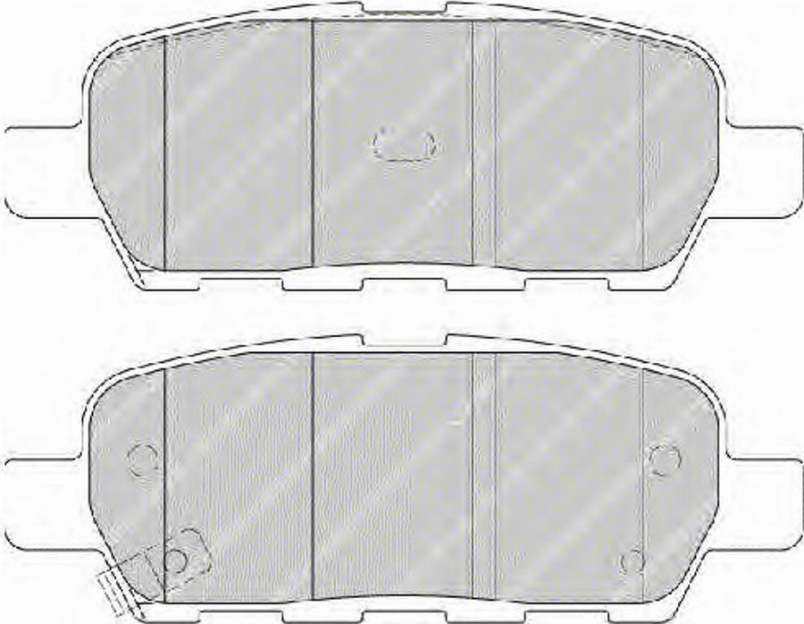 Ferodo FSL1693 - Kit de plaquettes de frein, frein à disque cwaw.fr