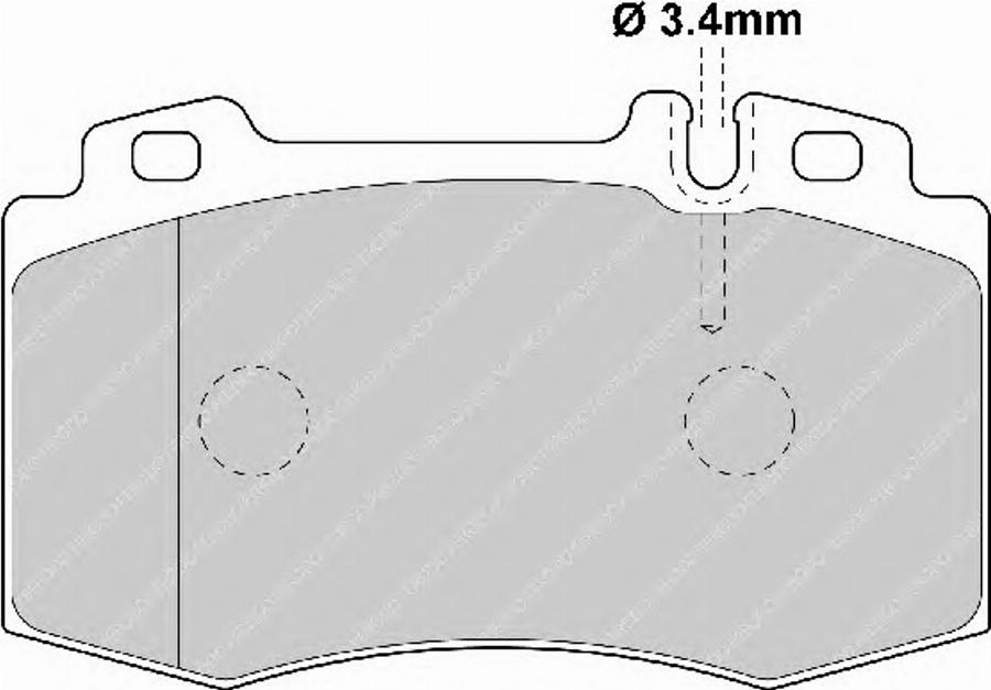 Ferodo FSL1661 - Kit de plaquettes de frein, frein à disque cwaw.fr