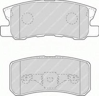 Ferodo FSL1604 - Kit de plaquettes de frein, frein à disque cwaw.fr