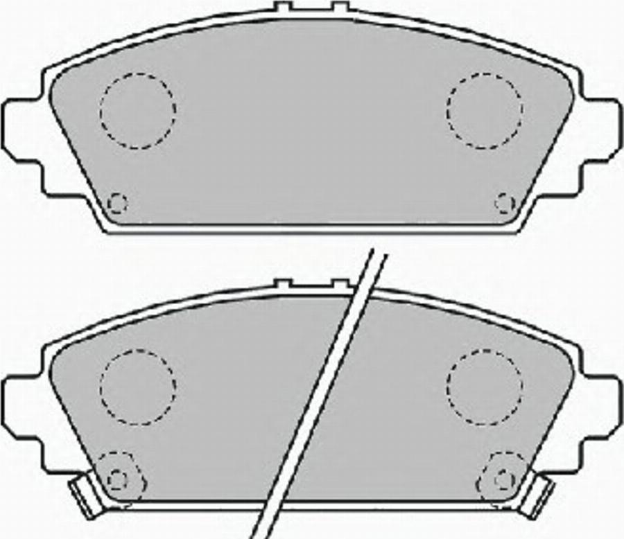 Ferodo FSL1601 - Kit de plaquettes de frein, frein à disque cwaw.fr