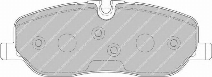 Ferodo FSL1615 - Kit de plaquettes de frein, frein à disque cwaw.fr