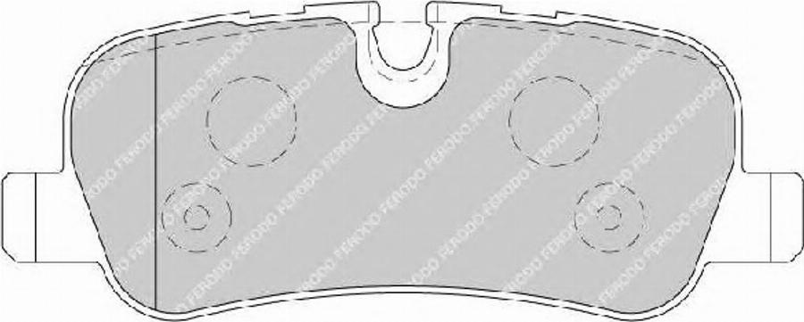 Ferodo FSL1613 - Kit de plaquettes de frein, frein à disque cwaw.fr