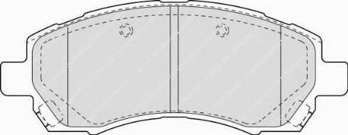 Ferodo FSL1612 - Kit de plaquettes de frein, frein à disque cwaw.fr